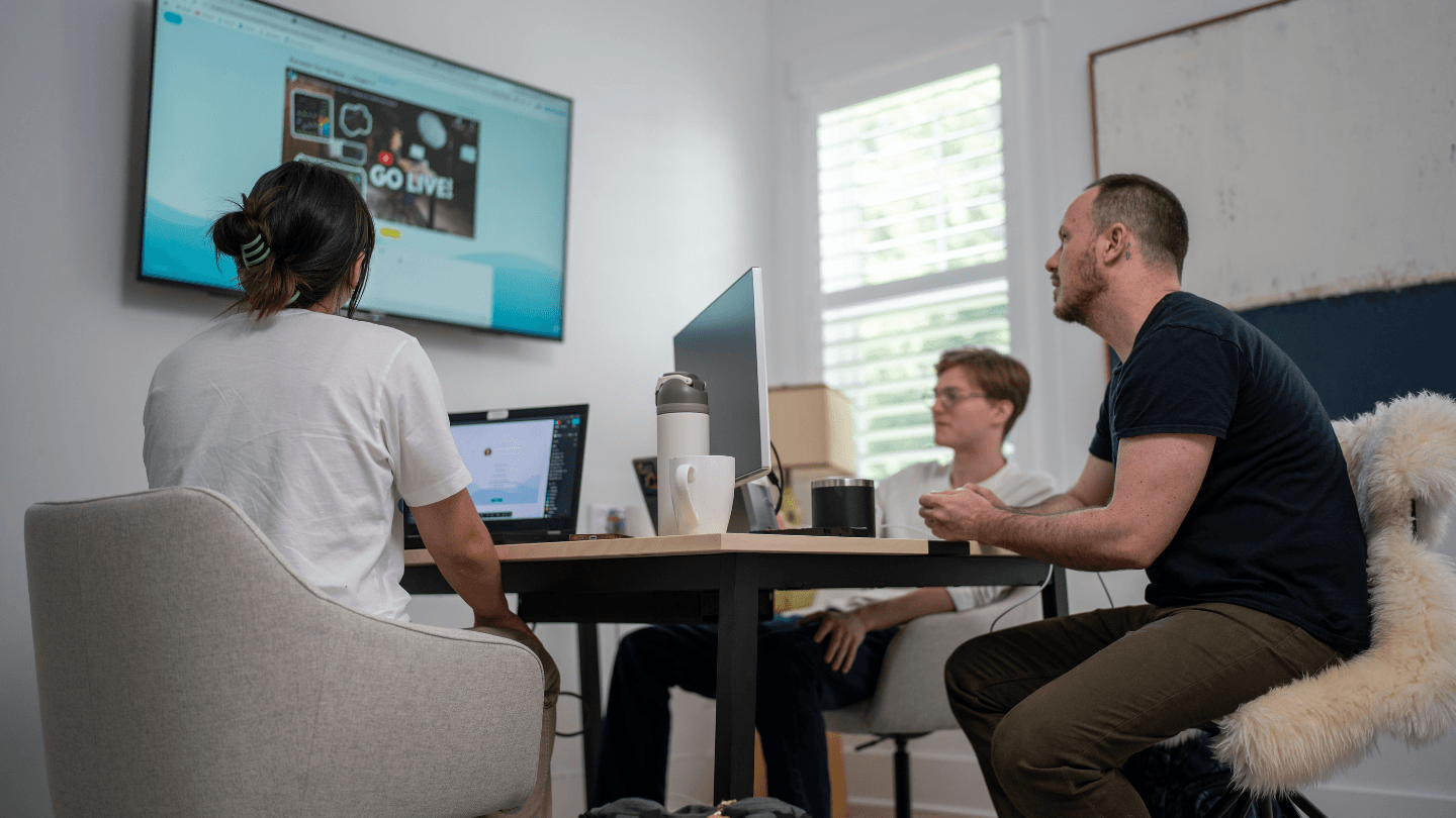 Development team meeting